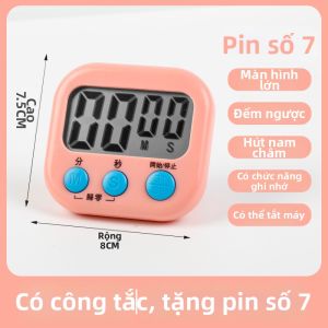 TAFUMAN | Đồng Hồ Báo Thức Kỹ Thuật Số Có Tiếng Kêu To và Đếm Ngược Màn Hình Lớn Đồng Hồ Bếp