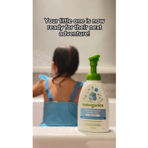 Babyganics shampoo+body wash 473ml - fragrance free