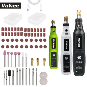 Máy Khoan Điện Mini USB Sạc Không Dây Bút Khắc VaKee Dụng Cụ Xoay Máy Khoan Đánh Bóng Cầm Tay Cho Các Dự Án Tự Làm