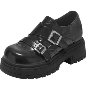 Agsdon | Heel Thickening Loafer Black