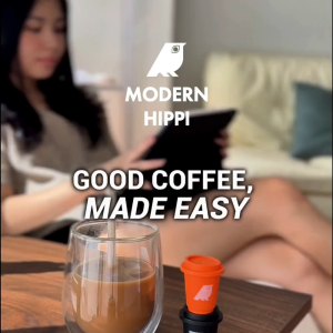 Modern Hippi Coffee Midday Revive | Light Roast | 24 Cups | Instant Freeze Dried Coffee | 100% Specialty Arabica Beans | No Preservatives | No Sugar | No Machine Needed | Coffee Made Easy
