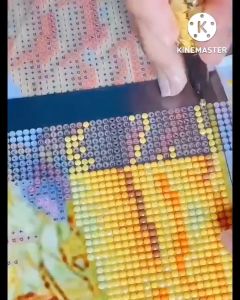 Tranh đính đá cao cấp Phật Đại Thế Chí bồ tát (về tự đính) DD9657