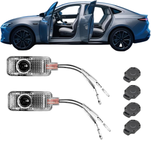 New 2pcs LED Door Courtesy Light Car Logo Projector Light For A6 A7 Q3 Q5 Q7 A1 A3 A4 A5 SQ5 RS5 B5 B6 RS3 Door Light