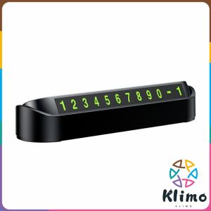 Klimo Car Temporary Parking Card Phone Number Card Plate Car Sticker Luminous Telephone Number