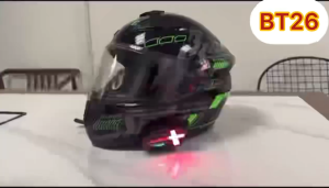 มาใหม่ BT-26 บลูทูธหมวกกันน็อคหมวกกันน็อครถจักรยานยนต์กันน้ำชุดหูฟังบลูทูธ อินเตอร์คอม คุณภาพเสียงไฮไฟ กันน้ำ IPX6