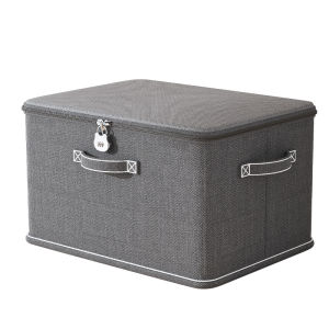 Large Capacity Lockable Storage Box for Clothes And Pants Organizing Cabinet Dividing Tool Home Use Storage Box with Password Lock