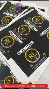 Cetak Sticker A3+ Tanpa Cutting Murah Custom Label Stiker Olshop Makanan Minuman Label Usaha Kemasan Souvenir