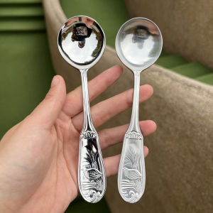 Thìa Ăn Trưa Bằng Thép Không Gỉ Hình Tròn Cho Trẻ Em Họa Tiết Hoạt Hình Dùng Để Ăn Và Uống Súp Cho Học Sinh Tiểu Học