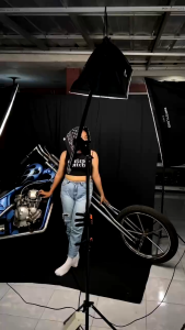 LXNTX Singlet crop Wanita Croptop Useles Black free sticker