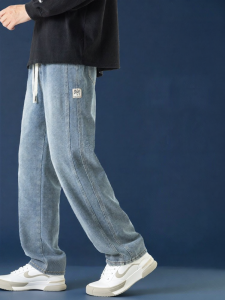 Warrior | Mens Vintage Casual Loose Fit Straight Leg Trousers