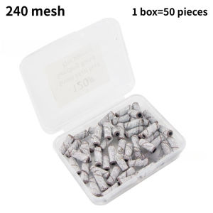 50pcsNail Sand Ring 3.1mm Mini Polishing Loop Dead Skin Remover Gel Polish Cleaner Professional Manicure Salon Replacement Tool