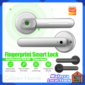Smart Fingerprint Lock TUYA Digital Security Door Lock with 2 Key 30 Fingerprints Apartment Bedroom Home Hotel Door Lock 指纹门锁