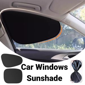 Car Window Sunshade Magnetic Mesh Curtain Shade UV Protection Anti-direct Sun Car Window Curtain Cover Static Adsorption