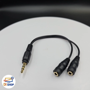 สาย 3.5mm Male to 2 3.5mm Female Stereo Audio Speaker Headphone Y Splitter Cable NEW