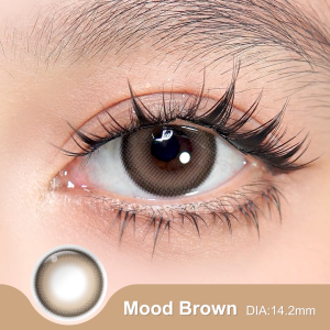 Magister Contact Lens Mood Brown Mood Gray 14.2mm Natural Contact Lenses Suitable For Everyday Use