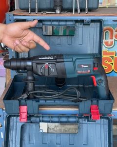 สว่านโรตารี่ 3 ระบบ 226 TURBO สว่านสกัด สว่านเจาะปูน สว่านกระเเทก สว่านไฟฟา สว่าน 3 ระบบ เปลี่ยนหัว เเถมดอกสว่าน 3 ชิ้น ดอกสกัด 2 ชิ้น ฟรี