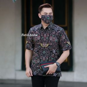 BAJU BATIK PRIA FULL FURING 2022 kemeja Batik Pria Premium Lengan Pendek Full Furing PD 019