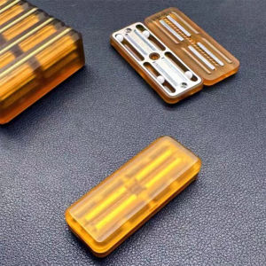 Pei Rebound Machinery Slider Push Fidget Toy Decompression EDC Haptic Coin Fidget Slider For Adults Gifts