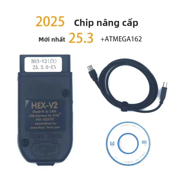 Công Cụ Chẩn Đoán Ô Tô VAGCOM HEX V2 Phiên Bản Tiếng Anh 2025 New V25.3 ...