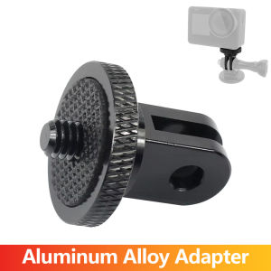 Aluminum Alloy 1/4“ Screw Adapter Converter Tripod Mount for GoPro Hero Insta360 SJCAM AKASO DJI Osmo Action Camera accessories