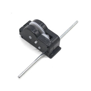 ชุดเครื่องกลสีดำสำหรับการเล่นของเด็ก DIY ชุดอุปกรณ์ทางกายภาพ ชิ้นส่วนรถยนต์ไร้สาย ชิ้นส่วนอัพเกรด เครื่องกลเกียร์กลไกการเก็บพลังงาน