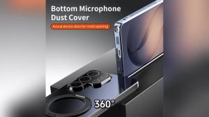 360° Rotating Magnetic Ring Stand Case For Magsafe For Samsung Galaxy S26 Ultra S25 FE Plus S24 Matte Plating Shockproof Cover