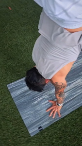 Wolo Ascend Natural Rubber Yoga Mat: Dual-Sided Anti-Slip 4mm Thick High-Density | Exercise Pilates