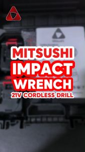 Mitsushi 16.8V Cordless Drill/Driver Set with Lighting and Can Be Used as a Hammer - Includes 2 Batteries and 1 Charger