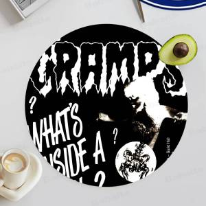 Psychobilly genre The C-Cramps Vintage Wooden Coaster Heat-Resistant Drink Mats with Non-Slip Base Perfect Gift Idea