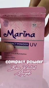 MARINA Compact Powder UV Brighten Up 12gr - Bedak Padat
