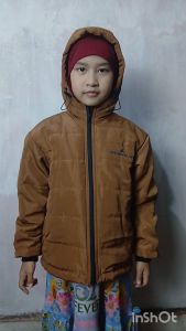 Jaket Kicksoogar Original Anak Kapas Warna Hitam dengan Kupluk - Gaya Hip-Hop