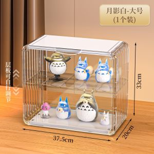 Tủ Trưng Bày Acrylic Cho Các Bức Tượng Nhỏ Và Các Mẫu Xe Lego Hộp Lưu Trữ Phòng Khách Xuyên Thấu Chân Đế Đồ Chơi Hộp Mù Chống Bụi