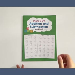 32 Pages Childrens Math Enlightenment Workbook Addition and Subtraction Within 20 Mental Arithmetic Problems Activity Workbook