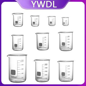 YWDL High Borosilicate Glass Measuring Cup With Scale Laboratory Beaker Kitchen Baking Measuring Cup 50/100/150/250/500/1000ml