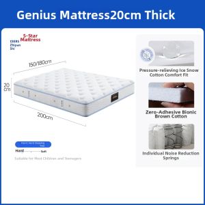 Spine-Protecting Hard Spring Mattress for Youth