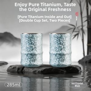 GIANXI | Pure Titanium Luxury Personal Use Portable Tea Cup