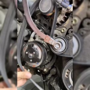 ประแจแหวนโค้ง ถอดน็อตมู่เล่ ประแจถอดลูกรอกสายพาน ถอดลูกรอกสายพาน ถอดมู่เล่ ประแจเปลี่ยนหัวได้ 13 ขนาด อุปกรณ์ซ่อมรถยนต์ สินค้าพร้อมส่ง