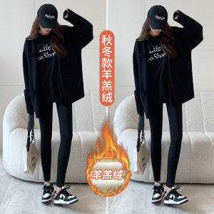 Thickened Fleece Womens Sharkskin Pants Yoga Bottoms Slimming High Waist Hip Lifting Autumn Winter plus Size Casual Pants