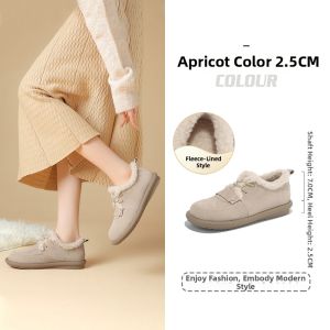 Josiny | Warm Fleece Lined Slip On Bock Shoes