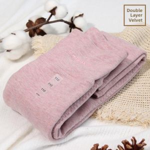 High Waist Thick Material De Autumn Pants No Bone Thickened Boys Girls Children Autumn Winter Warm Pants Middle Large Children Teenagers