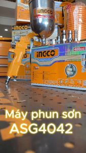 Súng phun sơn INGCO ASG4042 có chỉnh gió/Air spray gun 400cc