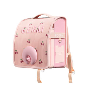 Ultra-Light Cherry Backpack for Girls Elementary School Students Load Reduction Spine Protection GERM Brand School Bag