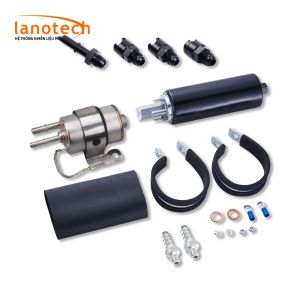 Máy Bơm Nhiên Liệu Điện Tử GSL392 Cho Bộ Chuyển Đổi LS Bộ Lọc Nhiên Liệu EFI Bộ Điều Chỉnh Áp Suất Nhiên Liệu Ô Tô Tương Thích Cho Các Phương Tiện