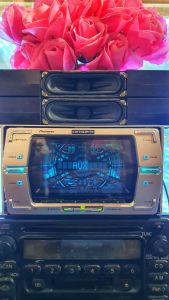 máy phát nhạc ô tô liền Amply CARROZELLA PIONEER FH P007MD.tính năng Aux cd md radio