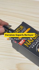 80 ML NATUR SHAMPOO ALOE VERA & GINGSENG EXTRACT / SHAMPO HERBAL SAMPO