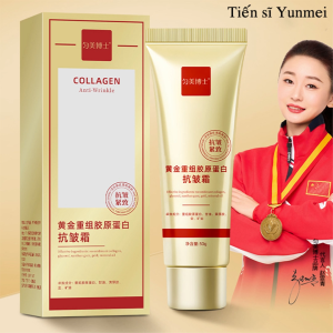 Combo 2 tuýp Kem Collagen Anti-Wrinkle - Kem Collagen hỗ trợ cấp ẩm mờ nhăn chống lão hóa hàng nội địa Trung