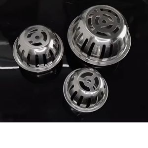 Quả cầu chắn rác sân thượng ban công chất liệu inox dày cao cấp phi 60 76 90110.