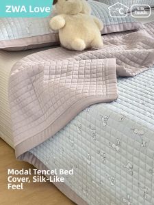 ZUOWEIAI | Double-faced Modal Tencel Bed Cover Set Summer All-season