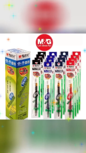 Hộp 20 ruột bút ký gel nước xoay 360 độ M&G G5 thay thế cho bút K35 / 02376 / 1163
