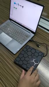 Ổ Đĩa Quang Ngoài USB 3.0 Type C Đầu Đọc DVD Siêu Tốc Dành Cho Laptop Máy Tính Xách Tay - Loại Khay Ghi DVD Với Tốc Độ Ghi 8x